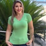 Blusa Básica Manga Curta - Ela Linda
