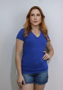 Blusa Básica Manga Curta - Ela Linda - Imagem 16