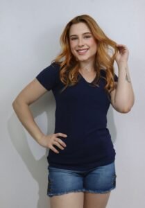 Blusa Básica Manga Curta - Ela Linda - Imagem 15