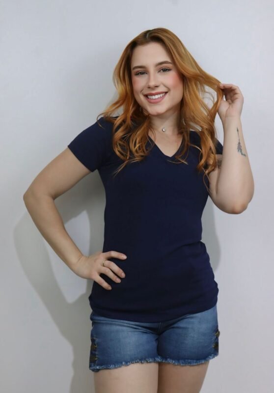 Blusa Básica  Manga Curta - Ela Linda - Imagem 15
