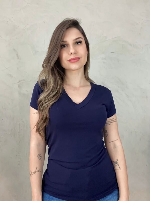 Blusa Básica  Manga Curta - Ela Linda - Imagem 2