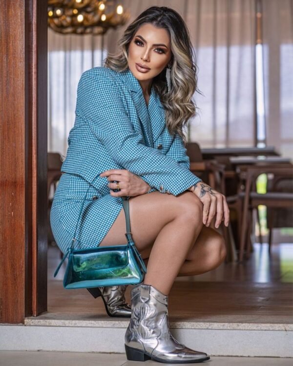 Conjunto Alfaiataria Cropped e Saia - Imagem 3