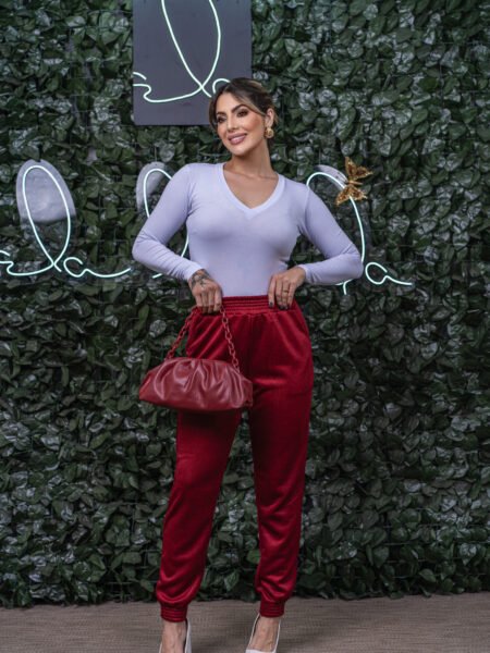 CALÇA JOGGER CANELADA