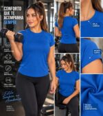 Blusa Feminina de Manga Raglan Poliamida Light - Imagem 10