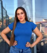 Blusa Feminina de Manga Raglan Poliamida Light - Imagem 9