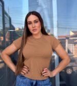 Blusa Feminina de Manga Raglan Poliamida Light - Imagem 7