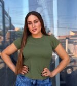 Blusa Feminina de Manga Raglan Poliamida Light - Imagem 6