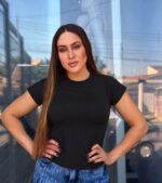 Blusa Feminina de Manga Raglan Poliamida Light - Imagem 5