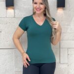 Blusa Básica Manga Curta - Ela Linda