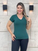 Blusa Básica Manga Curta - Ela Linda