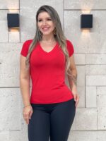 Blusa Básica Manga Curta - Ela Linda - Imagem 9