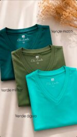 Blusa Básica Manga Curta - Ela Linda - Imagem 6